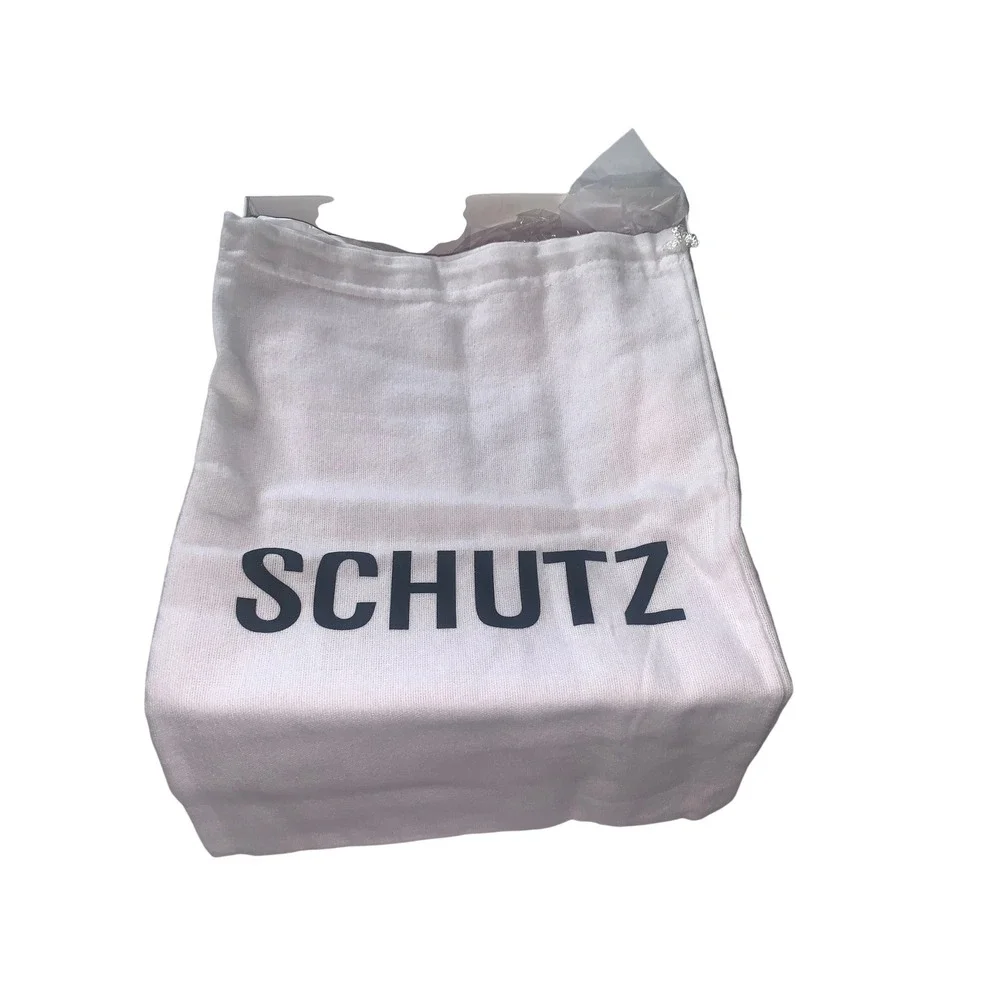 NEW Schutz Bryce Leather Sandal Acid Orange Lace‎ Up Square Toe Stiletto Heel 7B